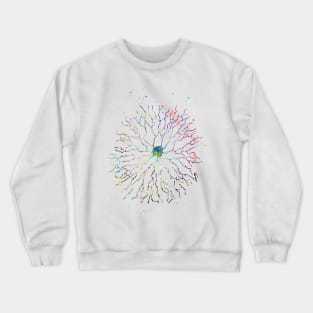 Starburst neuron Crewneck Sweatshirt